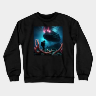 The Tentacle Ship Crewneck Sweatshirt